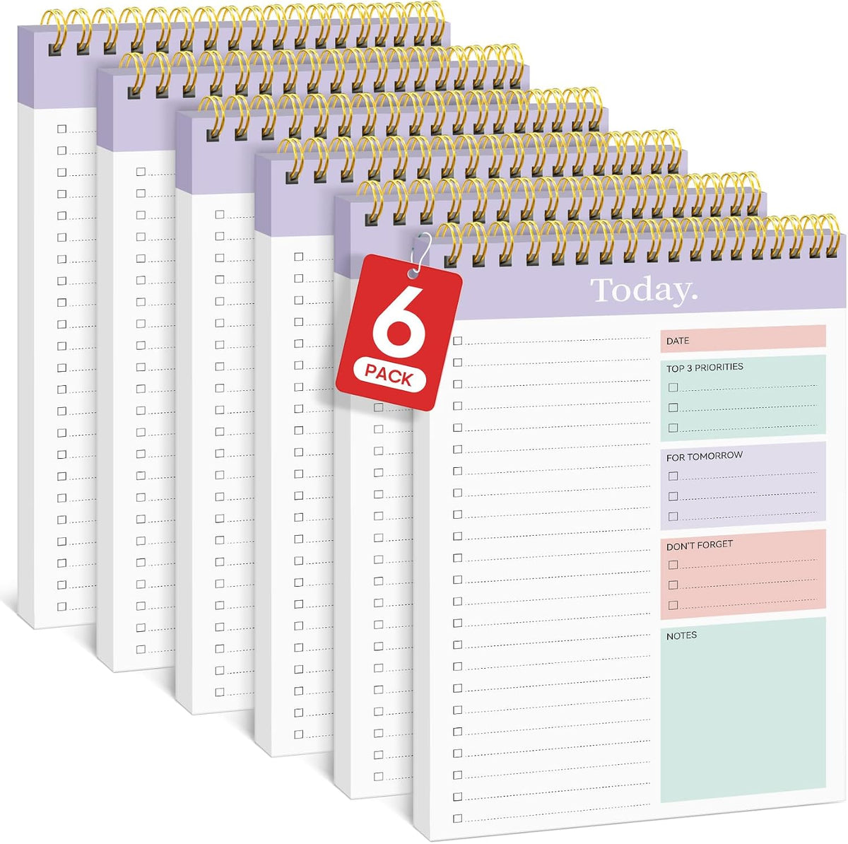 Taja To Do List Notepad, Undated Daily Planner for Work and Goal Setting