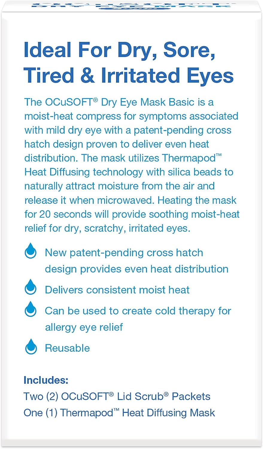Ocusoft Dry Eye Mask Basic