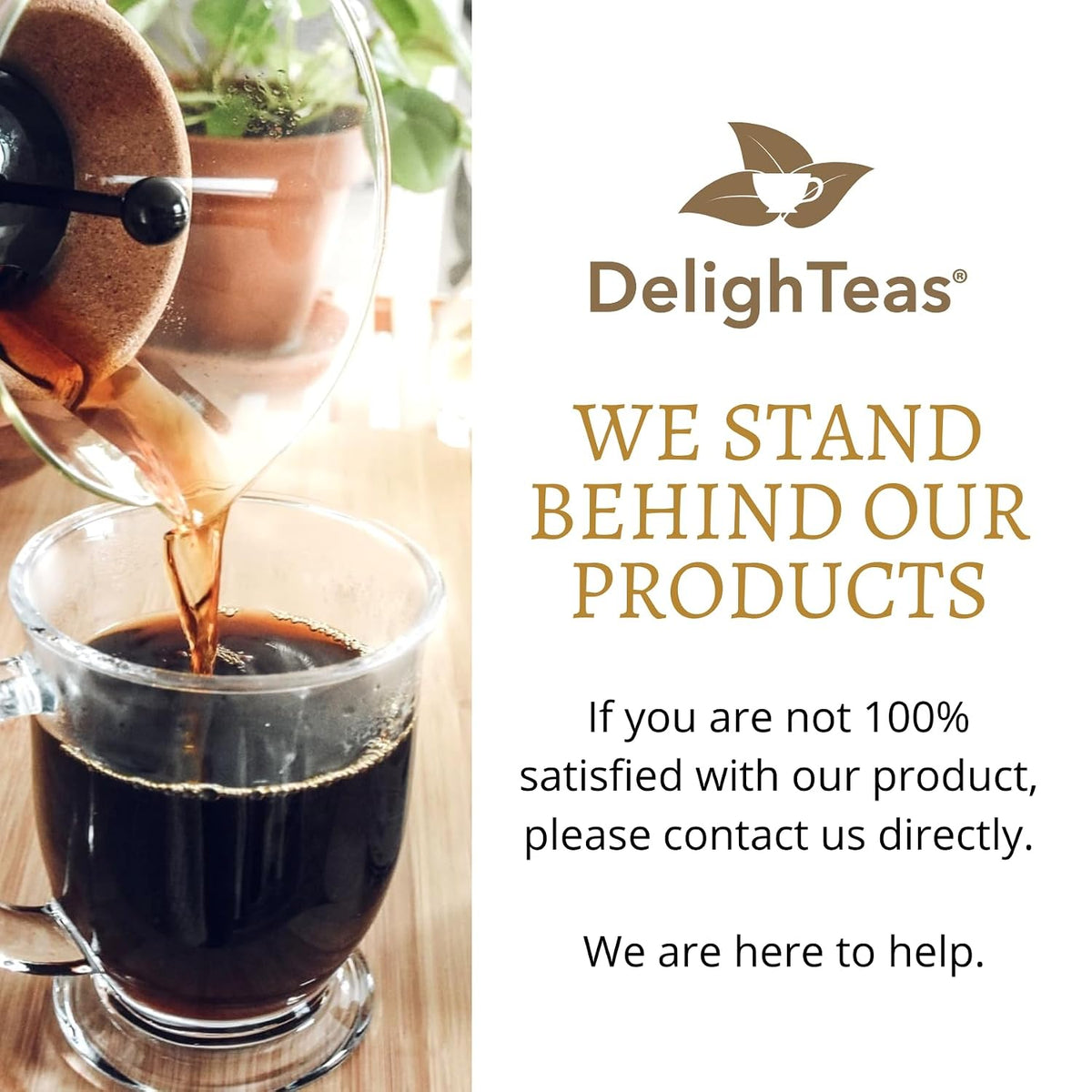 DelighTeas Organic Masala Chai Powder | Caffeine free, Unsweetened, Vegan, Keto | Ayurvedic Digestive Support blend for Chai Spice Tea | 100 Servings, 4oz