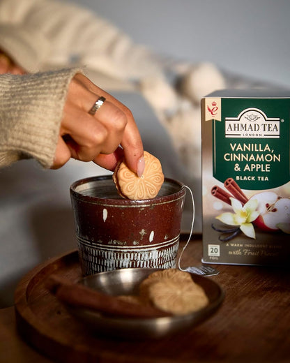 Ahmad Tea Vanilla, Cinnamon, Apple 20 Count (Pack of 1)
