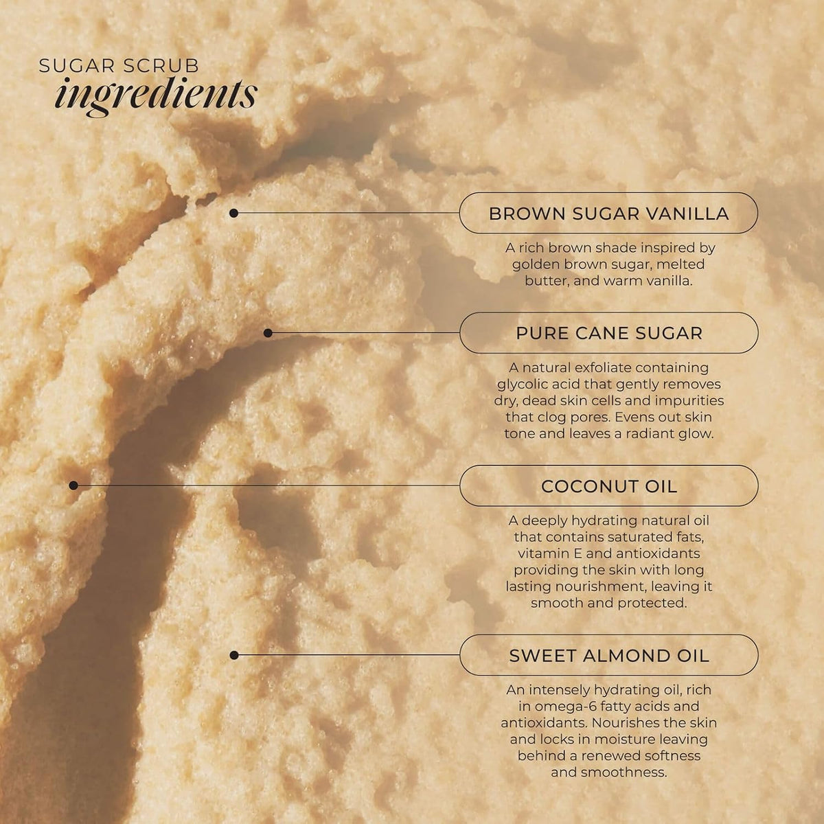 LALICIOUS Endless Summer Exfoliating & Moisturizing Body Scrub | Sugar & Coconut Oil | Pre-Shave Scrub for Ingrown Hairs & Razor Bumps | Gently Buffs & Smooths Sensitive Skin | No Parabens Large 16oz