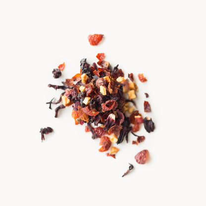 Rishi Tea Hibiscus Berry Organic Herbal Loose Leaf Tea, Caffeine Free, 4oz