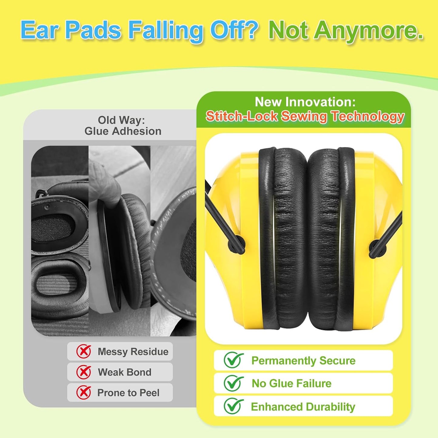 ZOHAN EM030 Kids Ear Protection, Noise Cancelling Headphones Ear Muffs for Autism Sensory, Safety Noise Reduction Hearing Protection for Monster Truck/Concerts/Fireworks/Air Shows