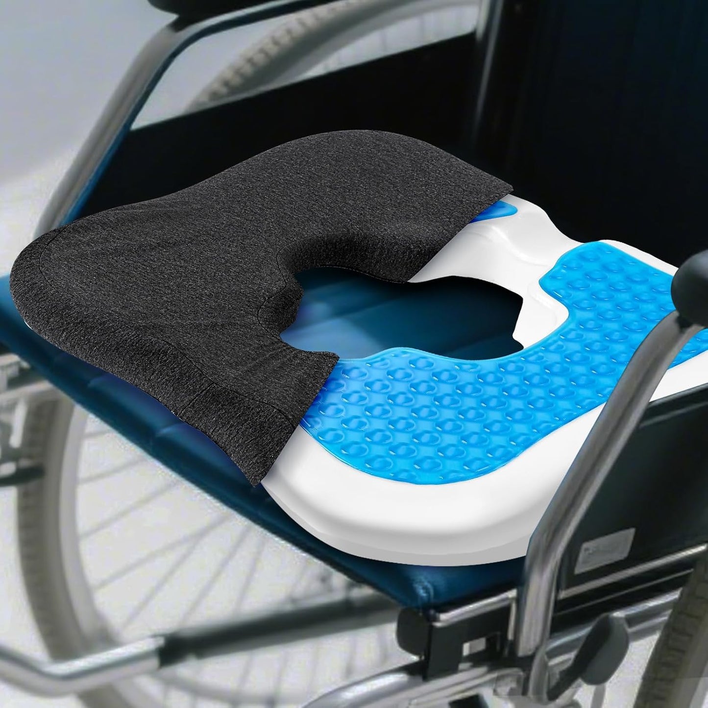 Bed Sore Cushion for buff & Wheelchair Cushion for Bedsores Prevention - Pain Relief for the Bedridden and Elderly- hemorrhoids treatment, Sciatica, Pressure Sores, Prostate Pillow, Coccyx, Post Natal