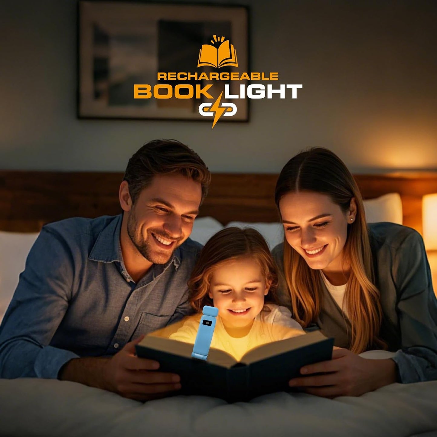 KTEBO 2 Pack Rechargeable Book Light Clip-On Reading Light for Books in Bed | 9 eye-friendly modes from 3 color temperatures and 3 brightness, USB-C up to 30 hrs - Black & Black