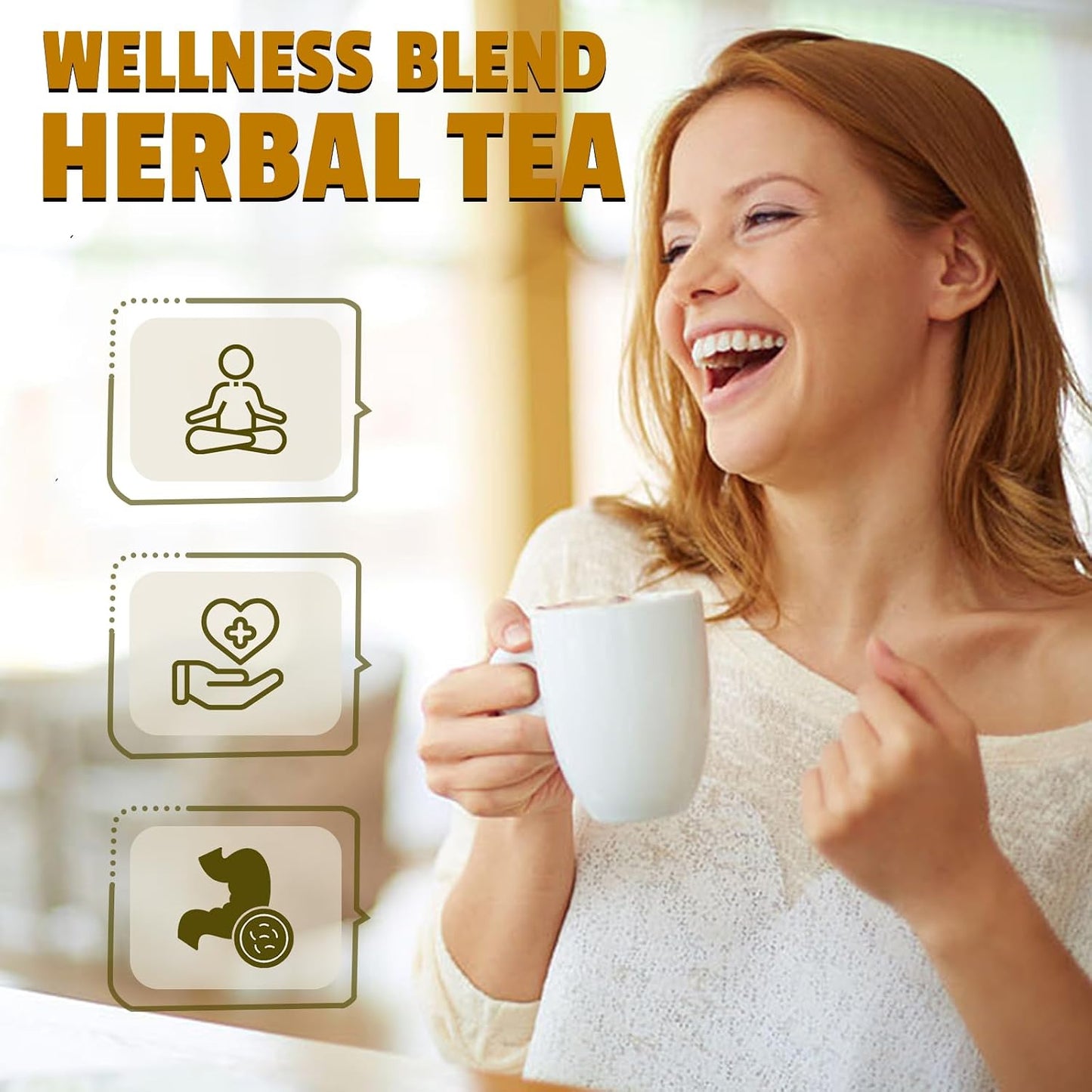 Jarteela Lemon Balm Tea, 1.5g x 60 Count - Natural Melissa Officinalis - Pyramid Herbal Lemon Balm Tea Bags for Digestion - Non-GMO - Caffeine-Free