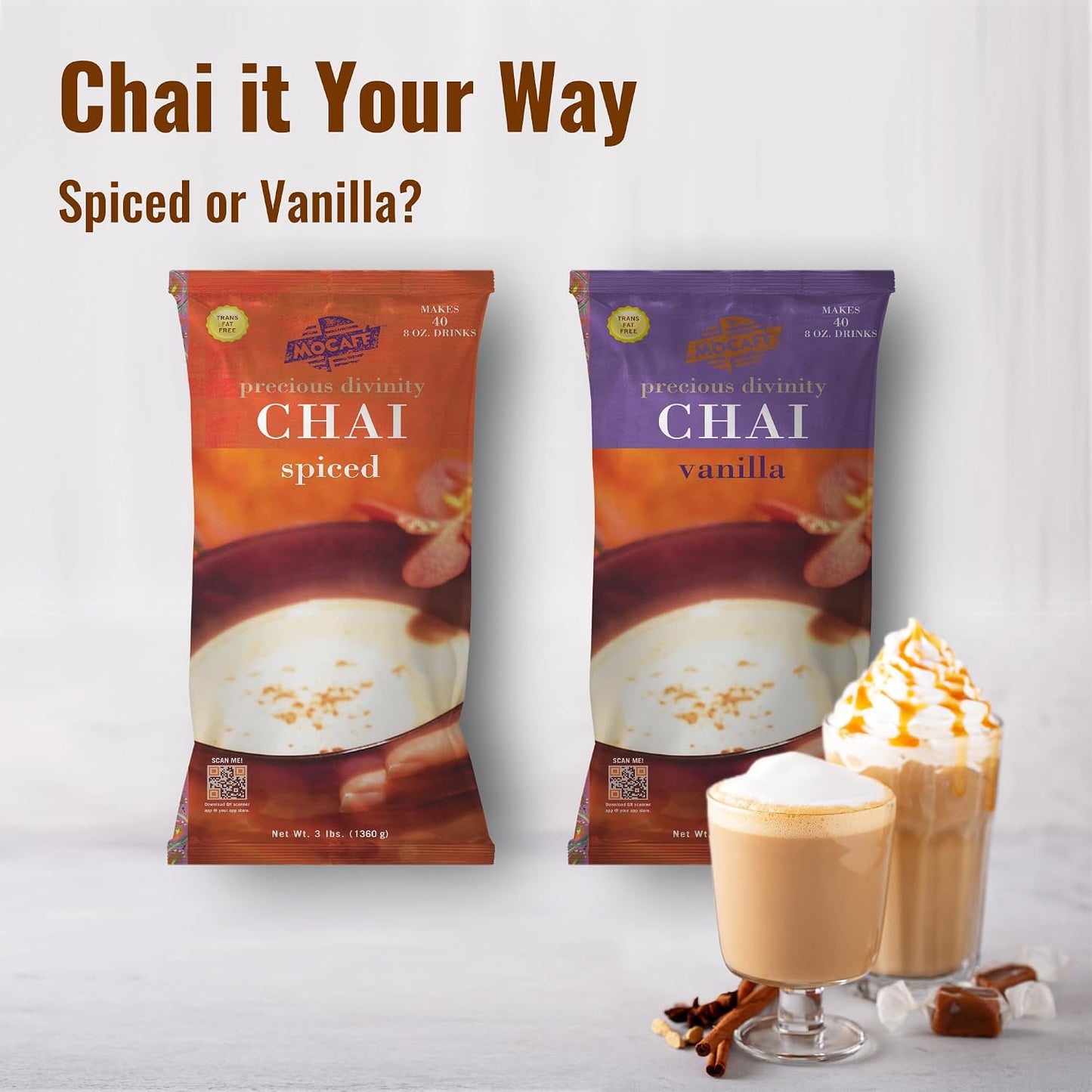 MOCAF White Classic Tea Mix - Adults, Young Adults