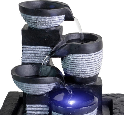 Ferrisland Resin LED Indoor Water Fountains