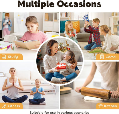 Visual Timer for Kids 60-Minute Countdown Timer with Optional Alarm, Focus Tool for ADHD & Autism, Time Management for Homework, Chores, Office, Kitchen, Teaching & Study Routines (Pink)