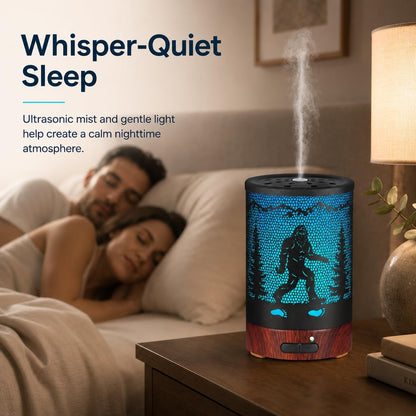 Essential Oil Diffuser, Ultrasonic Diffuser for Essential Oil, Cool Mist Humidifier Aromatherapy Diffuser with 7 Color Lighting Changing Modes, Waterless Auto Shut-Off for Home（Flower Fairy）