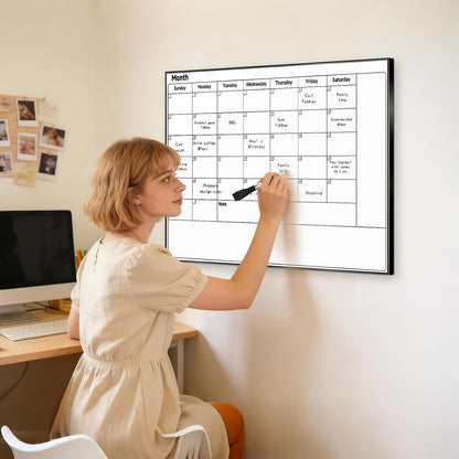 Weekly Calendar Whiteboard 16"x12" with Handle