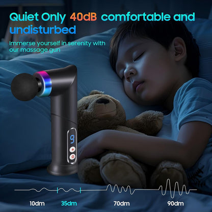 Massage Gun – Mini Massage Gun for Portable Deep Tissue Massage – Quiet Massage Guns for Muscle Relaxation,