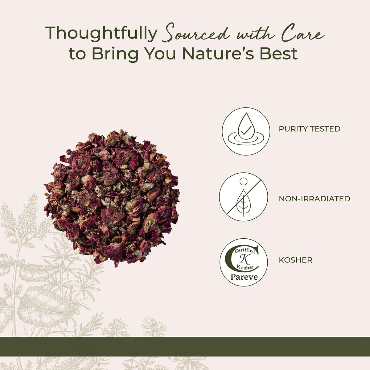 Starwest Botanicals Dried Red Rose Buds & Petals - Bulk 1 lb Bag