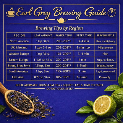 Fragrant Tales Earl Grey | 1LB (454g) | Loose Leaf Black Tea | Premium Ceylon Tea with Natural Bergamot Aroma & Blue Cornflower Petals | Strong, Smooth Flavor | Bulk Resealable Bag