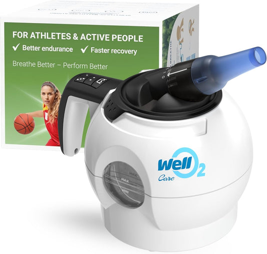 Steam Breathing Trainer for Sports, Athletes & Runners – Adjustable Resistance – Supports Stamina and Athletic Performance