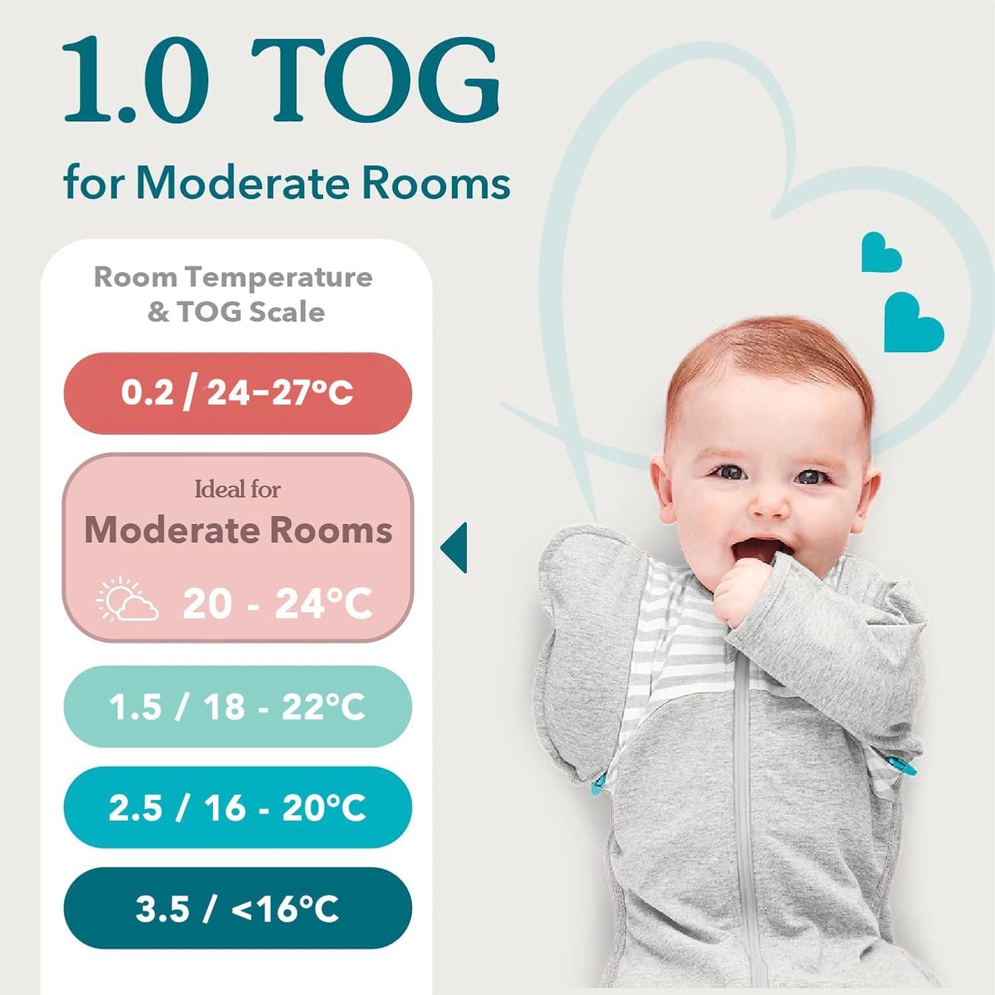 Love to Dream Swaddle UP, Baby Sleep Sack, Self-Soothing Swaddles for Newborns, Get Longer Sleep, Secure Fit Helps Calm Startle Reflex, New Born Essentials for Baby, 1.0 TOG, 13-19 lbs, Deep Olive