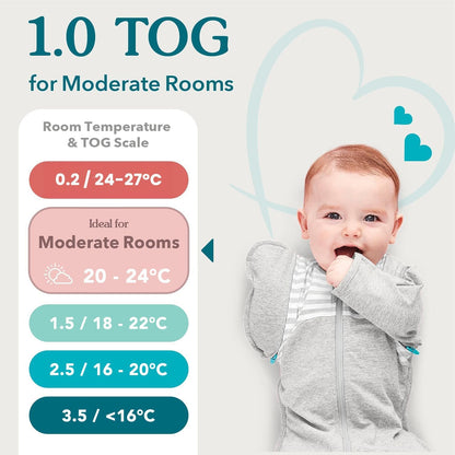 Love to Dream Swaddle UP, Baby Sleep Sack, Self-Soothing Swaddles for Newborns, Get Longer Sleep, Secure Fit Helps Calm Startle Reflex, New Born Essentials for Baby, 1.0 TOG, 13-19 lbs, Deep Olive