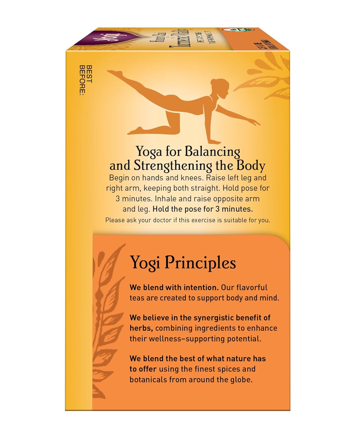 Yogi Tea Lemon Ginger Tea Bags, 16 ct