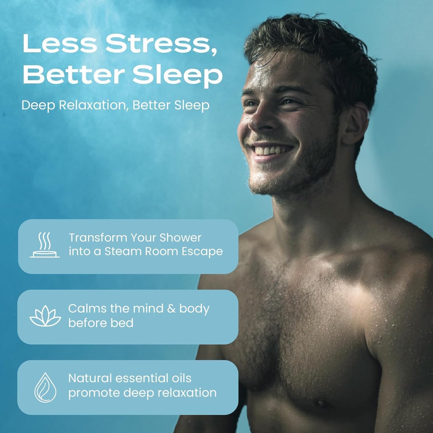 Body Restore Shower Steamers Aromatherapy 6 Pack – Fathers Day Gift for Dad, Birthday Gifts for Women & Men, Spa Stress Relief & Relaxation Self Care Gifts – Premium Clarity Essential Oil Tablets