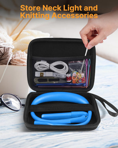 Reading Light, Rechargeable Neck Light, Stepless Dimming Book Light