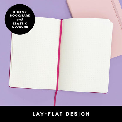 PAPERAGE Lined Journal Notebook, Hardcover Journal for Women & Men, 160 Pages, (5.6 in x 8 in), College Ruled Journaling Notebook for Work, School Supplies & Note Taking, (Black)