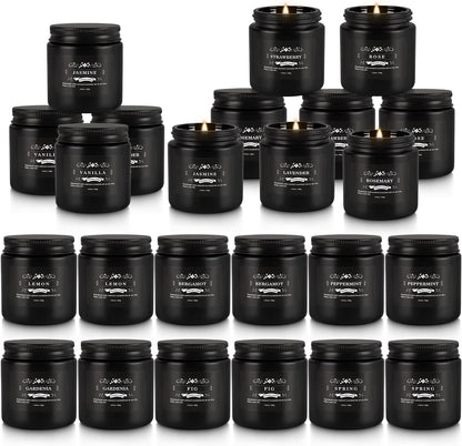 36 Pack Scented Candles Set for Home, Relaxing Stress Relief, Aromatherapy - Natural Soy Wax and Fragrance - Gifts for Women, Mom, Best Friend, Wife, Birthday