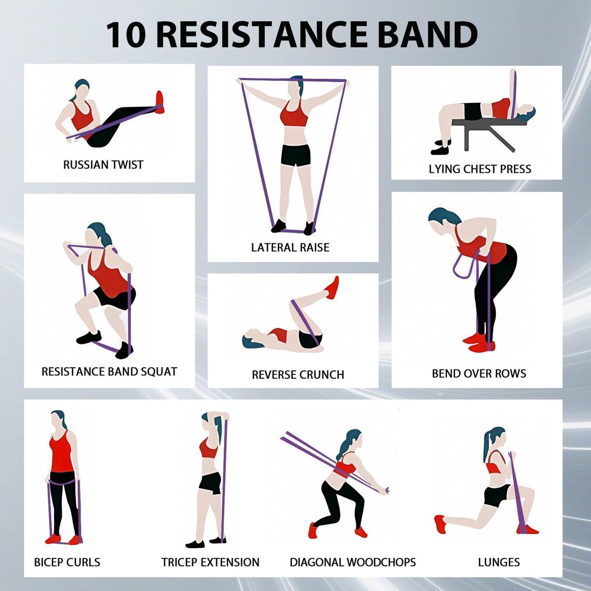 Resistance Bands for Pull Up Assist, Stretch Bands & Exercise Workout Set