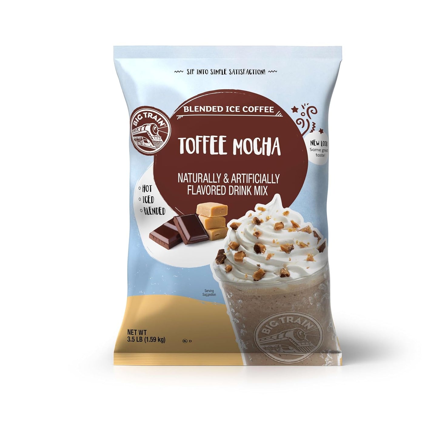 Big Train Spiced Chai Tea Latte Beverage Mix, 1.9 Pound (Pack of 1)