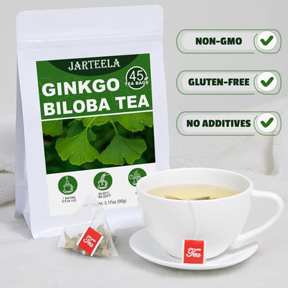 Jarteela Lemon Balm Tea, 1.5g x 60 Count - Natural Melissa Officinalis - Pyramid Herbal Lemon Balm Tea Bags for Digestion - Non-GMO - Caffeine-Free