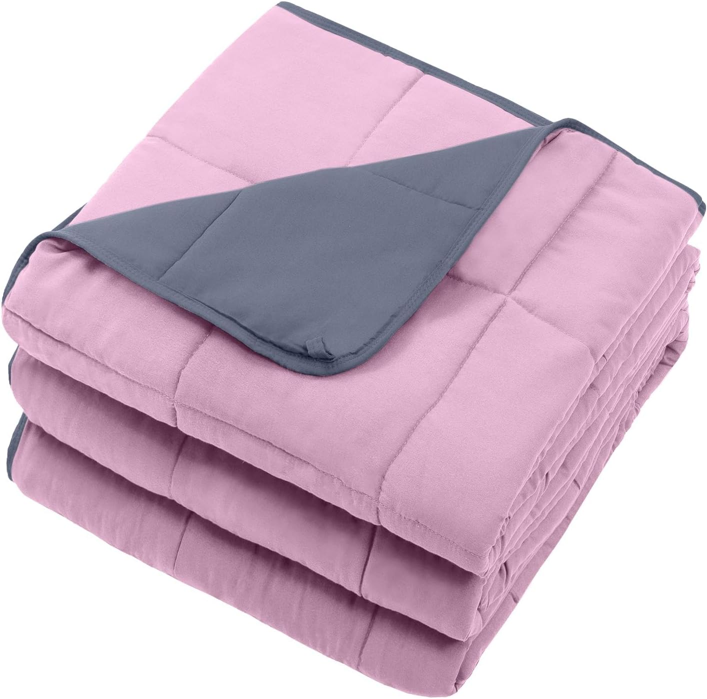 Weighted Lap Blanket for Adults 5lbs, 24"x29" Cooling Heavy Throw Blanket, Portable Travel Weighted Blankets, Soft Small Blankets Gift for Sleeping, Navy Blue