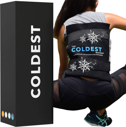 Coldest Ice Pack for Back Pain Relief - All Body Multipurpose Ice Pack for Lower Back Pain, Swelling, Bruises, Surgery, Cramps - Hot & Cold Therapy - Reusable & Adjustable Gel (Large)