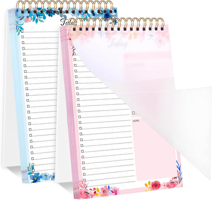 Thboxes 2 Pack To Do List Notepad, A5 Undated Daily Planner Task Checklist