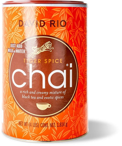 Orca Spice Reduced Calorie Chai Tea Latte Mix, 11.9 Oz, Black Tea, Organic Spices, Sugar Free, Dairy Free, Serve Hot or Cold, Just Add Water or Milk, 18 Servings