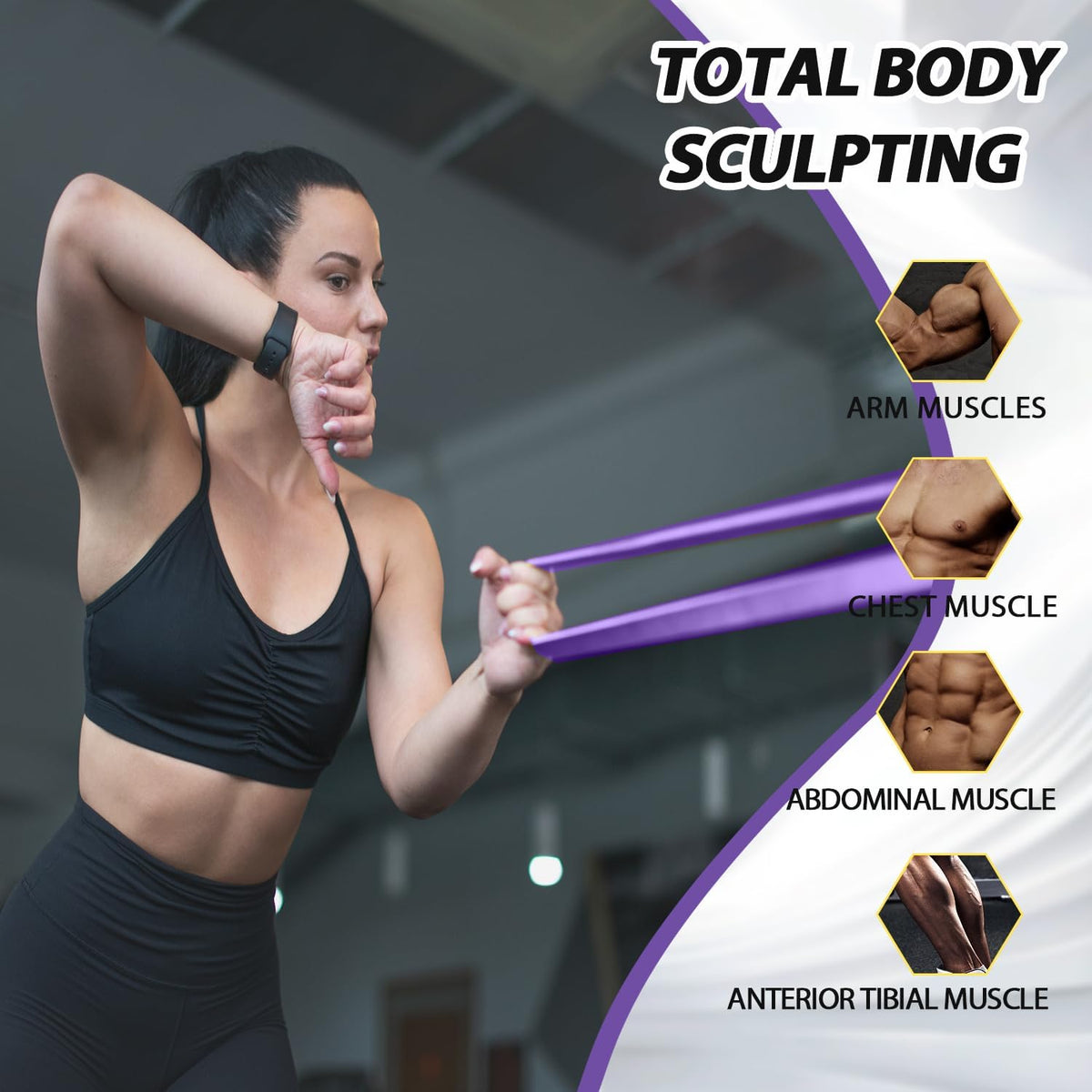 Resistance Bands for Pull Up Assist, Stretch Bands & Exercise Workout Set