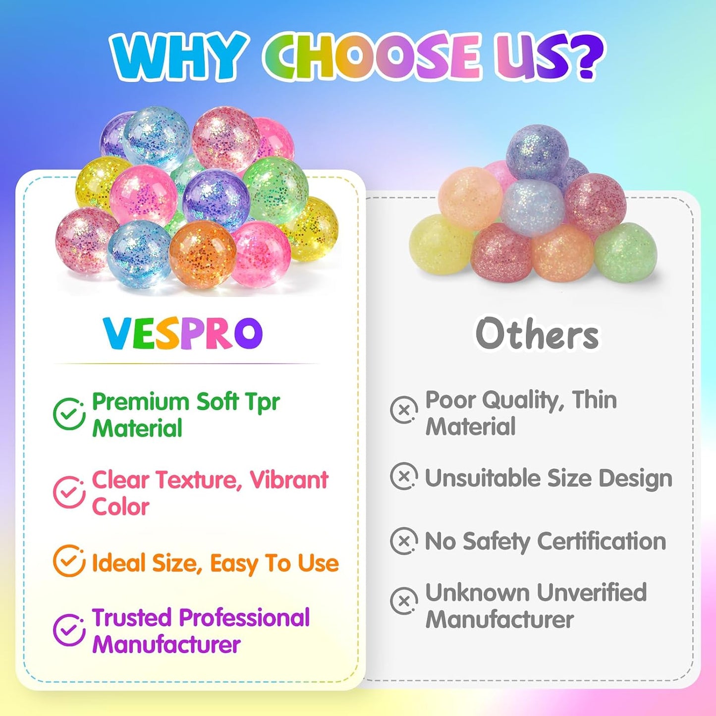 VESPRO 12 Pack Fidget Stress Balls for Adults, Cute Octopus Stress Sensory Stress Ball, Bulk Squishy Squeeze Ball Toys Set for Classroom Prizes and Birthday Party Favors