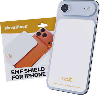 WAVEBLOCK EMF Blocker Sticker for iPhone 15 White