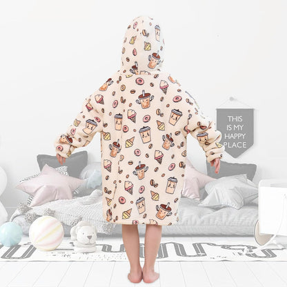 Fiosnow Glow in the Dark Unicorn Blanket Hoodies for Kids 6-13YR Oversize Wearable Blanket Hoodies for Boys Girls Teens