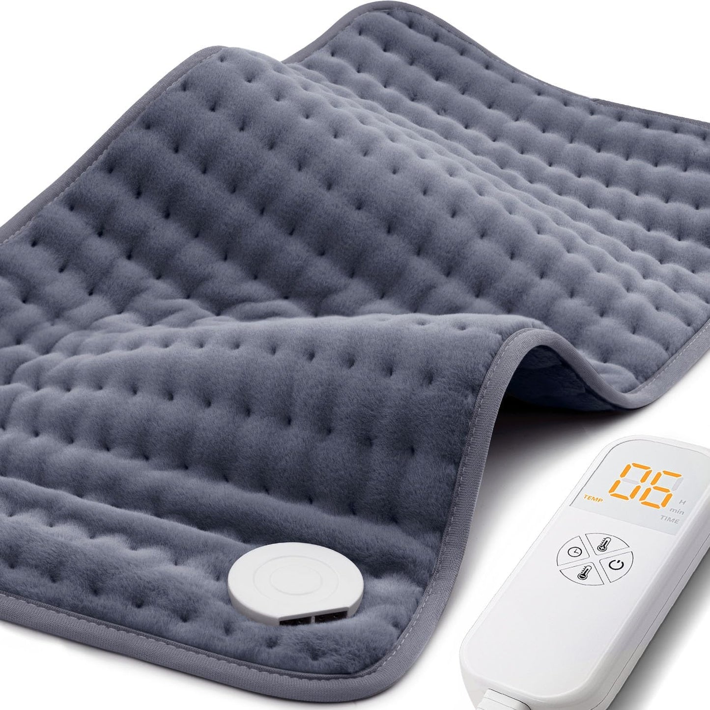 20"x24" XL Heating Pad for Back, Neck & Shoulders, Soft Electric Heating Pad with Moist & Dry Heat, Auto-Off, Machine Washable, Birthday Gifts for Women Wife Mom Her