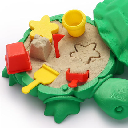 Mini Desktop Turtle Sandbox with Soft Sand and Small Tools -Premium Sand Garden for Desk Kit - Mini Zen Garden Kit Gifts Decor Desktop Accessories for Home, Office - Fidget Stress Relief