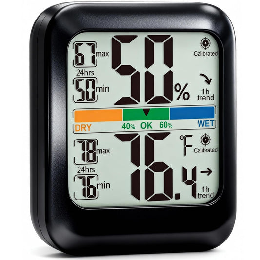 G.CATACC Room Thermometer Indoor Hygrometer Temperature Humidity Monitor