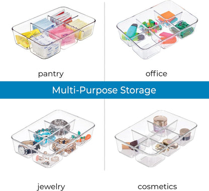 iDesign Clear Tea Bag & Sugar Packet Organizer