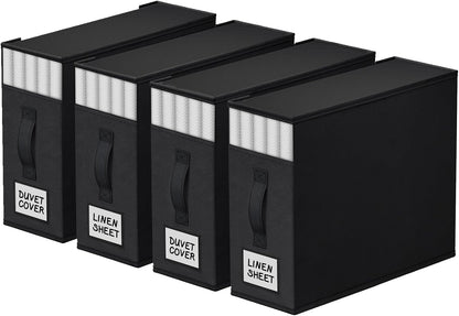 StorageTastic Bed Sheet Closet Organizers and Storage Under Bed Storage