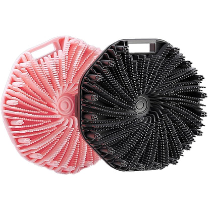 Silicone Body Scrubber – Dual-Sided Silicone Loofah for Shower, Set of 2 Soft Exfoliating Body Bath Shower Scrubber Loofah Brush Easy-to-Clean for Sensitive Kids Women Men All Kinds of Skin