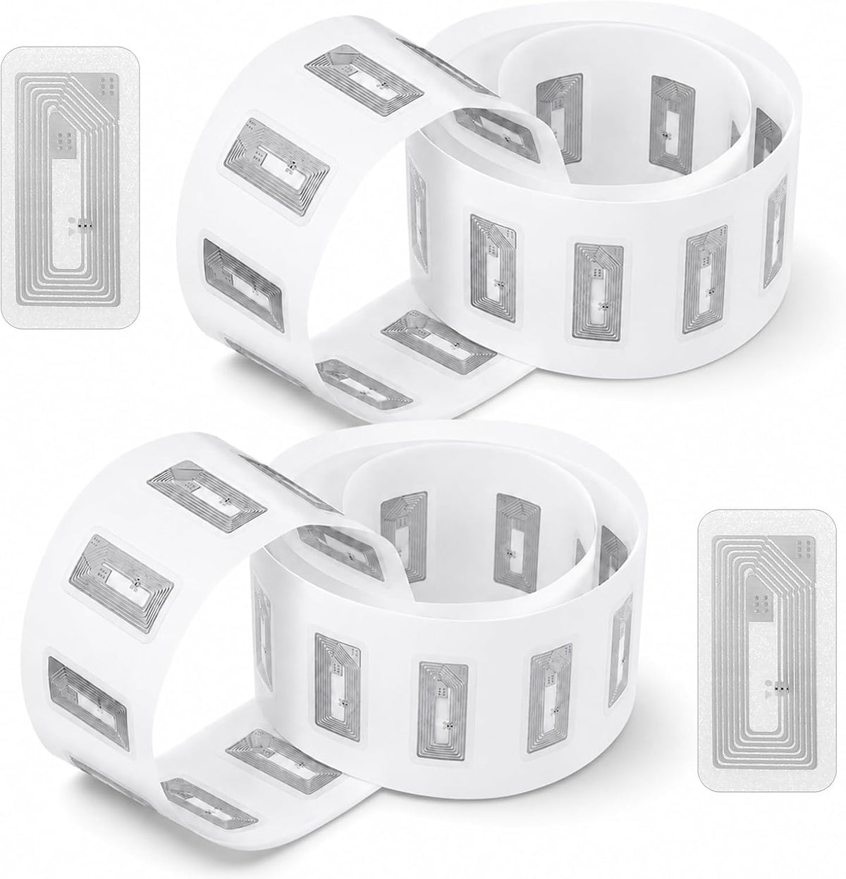 NFC Tags Sticker 40 Pcs Rectangle NTAG216 Chip Tags