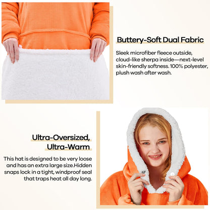 yescool Wearable Blanket Hoodie as Christmas Birthday Gifts for Women Mom - Colors A