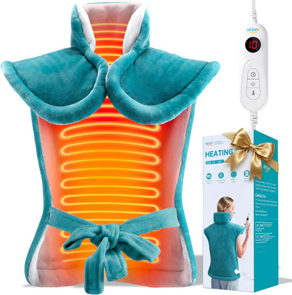 ALLJOY Heating Pad for Neck and Shoulders and Back Pain Relief