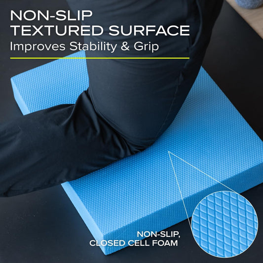Foam Balance Pad | Exercise Pad for Physical Therapy, Yoga, Dancing, Balance Training, Pilates, and Fitness | 15.75" x 13" x 2.375" thick