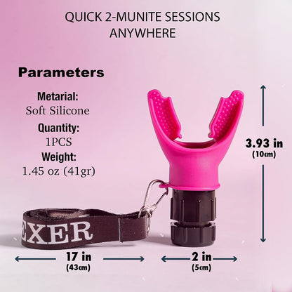 TN TINEXER Portable Compact Lung Exercise Device with High Quality Silicone Breathing Exercise Device Portable Muscle Trainer Easy to Clean