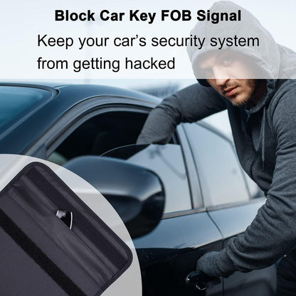 Wisdompro Faraday Bag, RFID Signal Blocking Bag for Phones and Car Keys