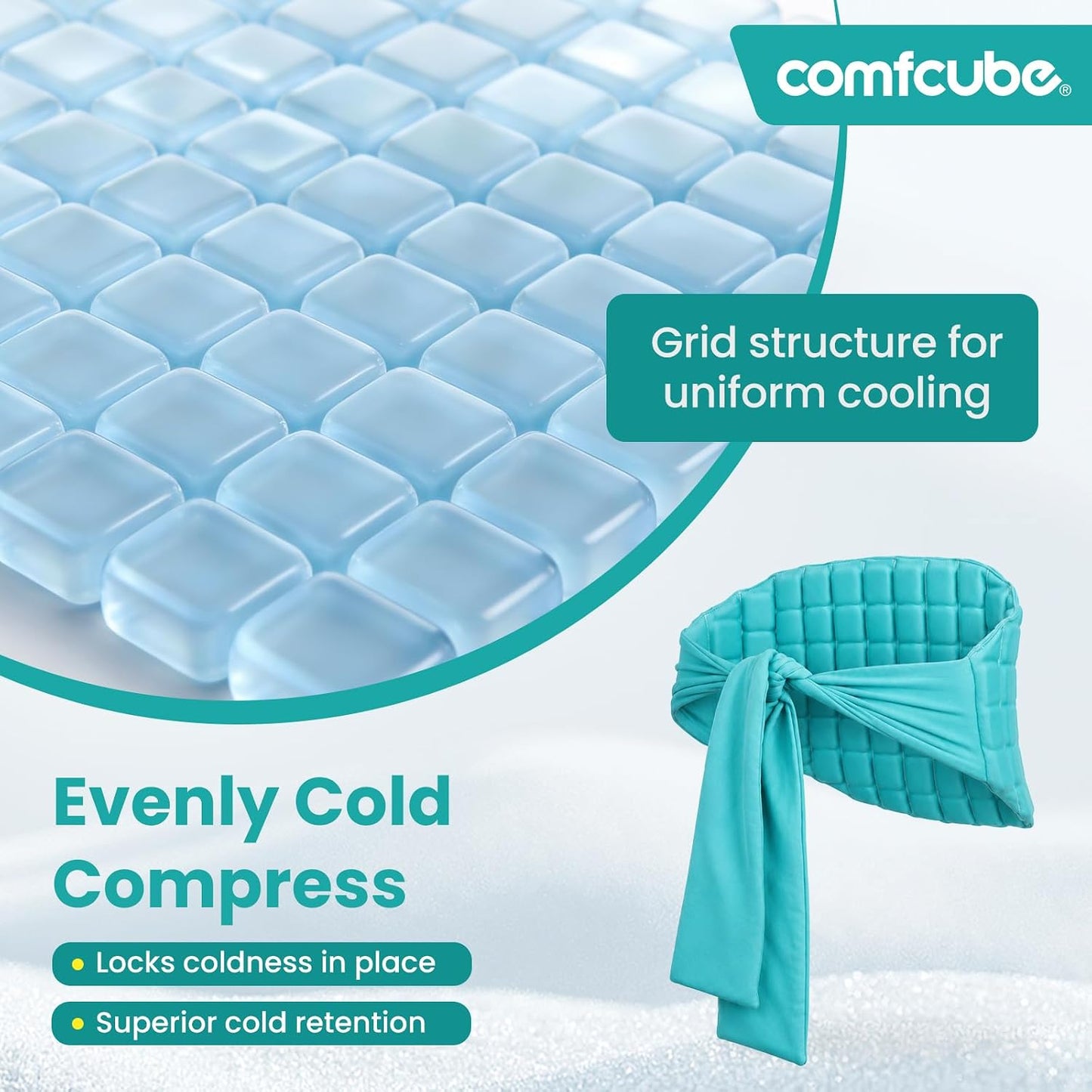 Ice Pack for Knee Pain Relief, 2 Hours Long Lasting Cold Pack for Knee Injuries, Cold Therapy Flexible Ice Pack Wrap for Knee Replacement Surgery, Swelling, ACL, Meniscus Tear